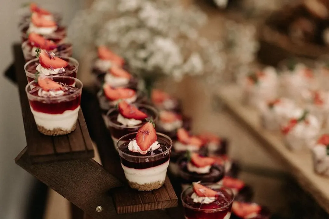 Dessert board featuring chocolates and sweet treats